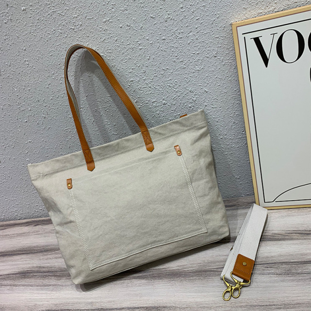 Canvas Laptop Tote Bag