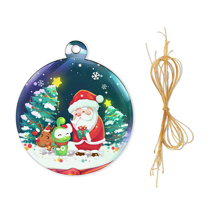 Christmas Theme Wooden Ornament