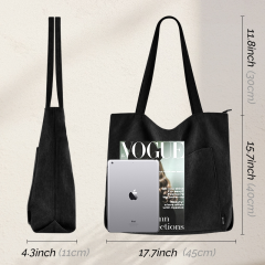 Corduroy Tote Bag