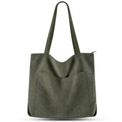 Corduroy Tote Bag