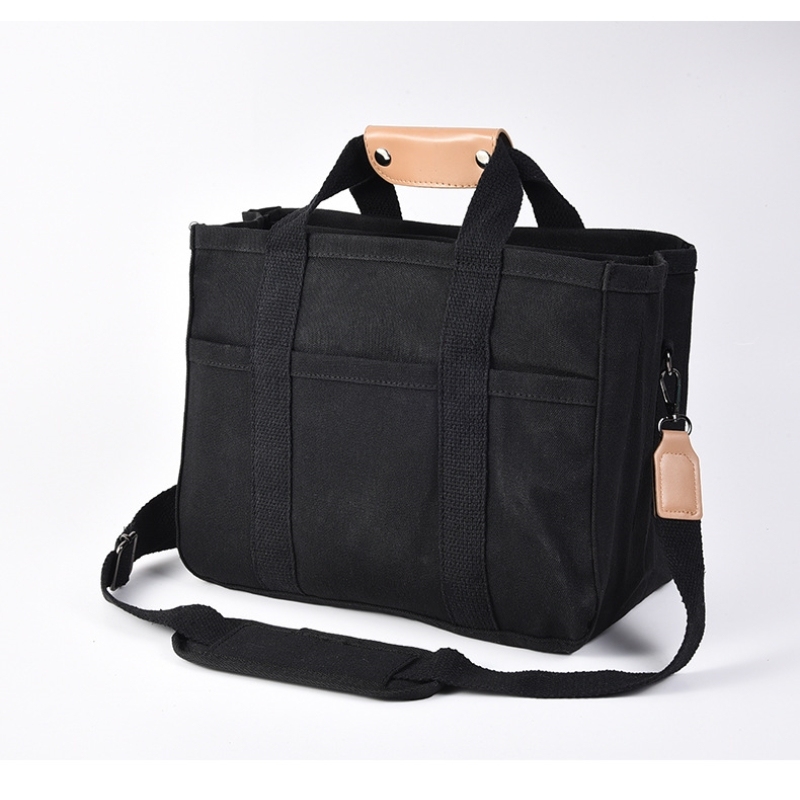 Crossbody Canvas Tote Bag