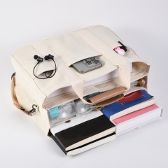 Crossbody Canvas Tote Bag
