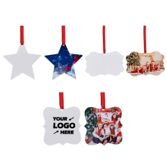 Customizable Glass Christmas Pendant