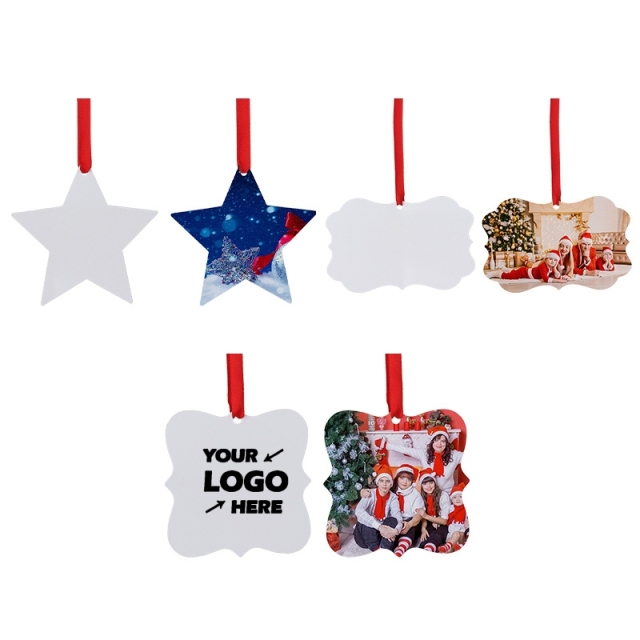 Customizable Glass Christmas Pendant