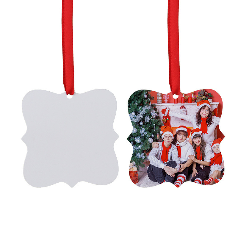 Customizable Glass Christmas Pendant