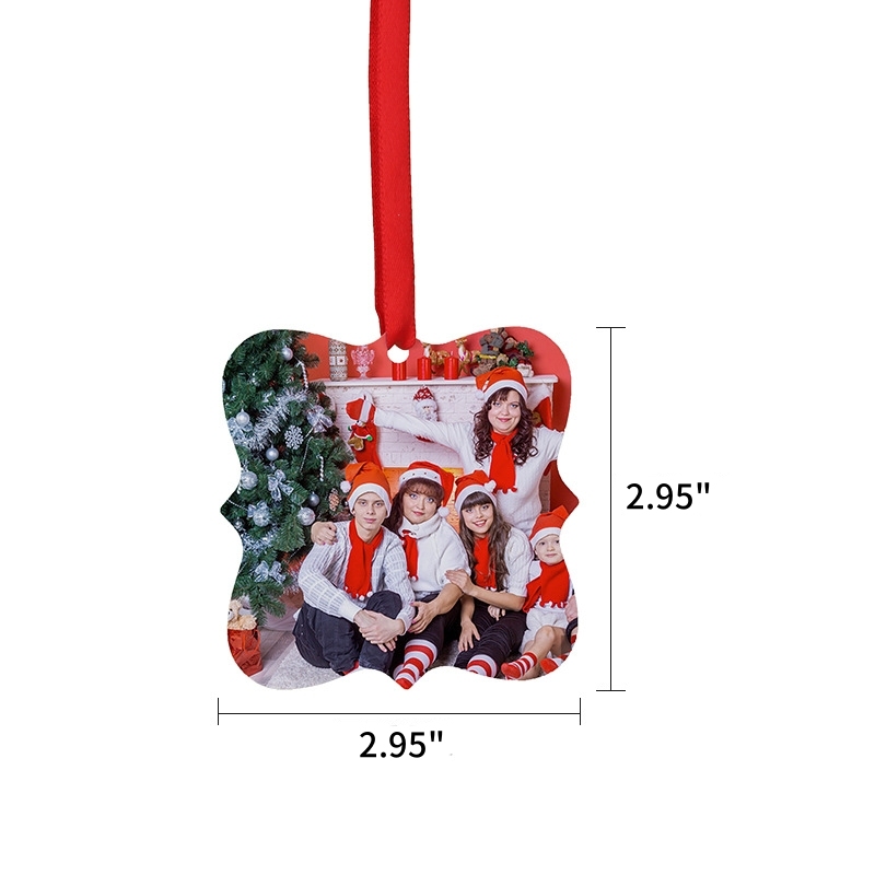 Customizable Glass Christmas Pendant