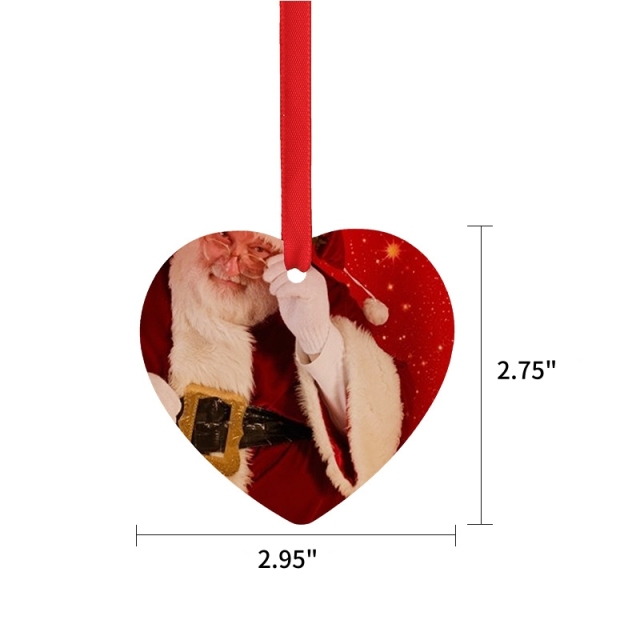 Customizable Glass Christmas Pendant