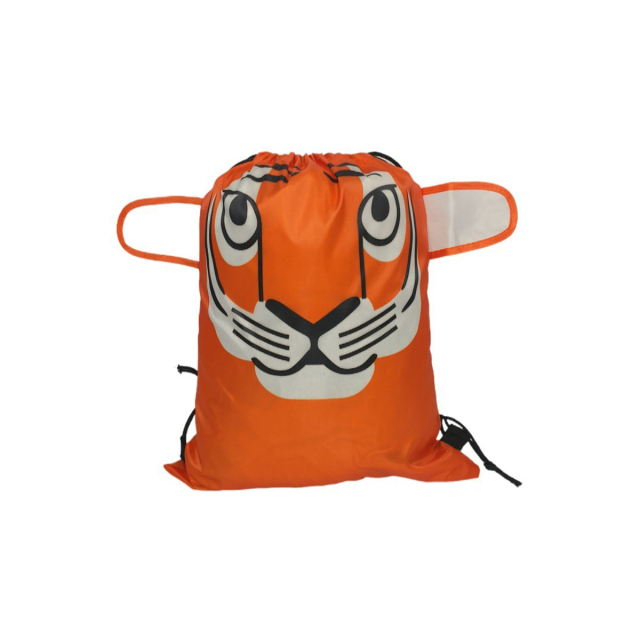 Dog Pattern Drawstring Backpacks for Kids