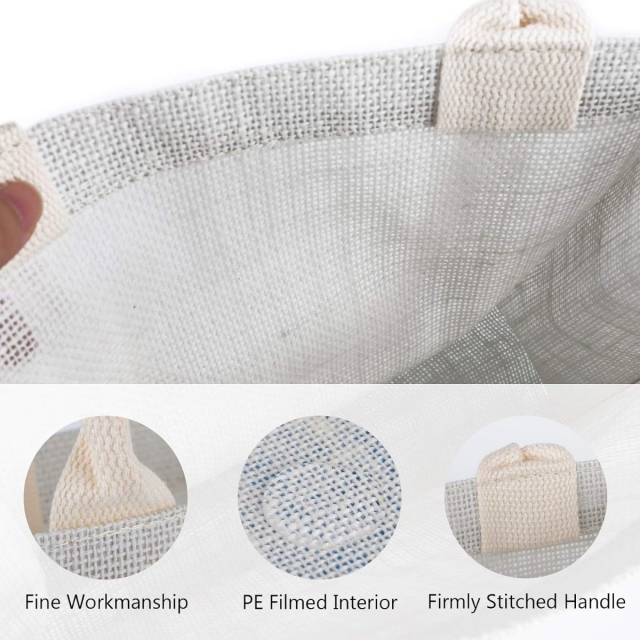 Eco-Friendly Reusable Jute Tote Bag