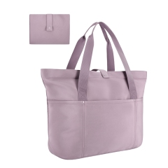Foldable Tote Bag With Zipper