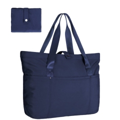 Foldable Tote Bag With Zipper