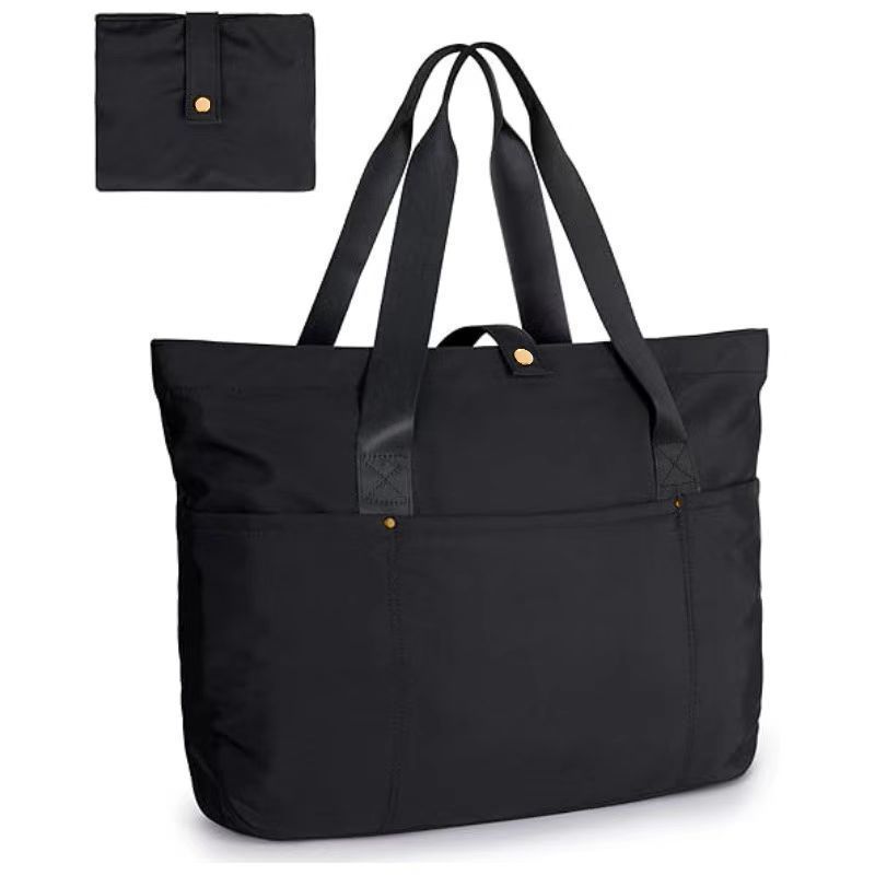Foldable Tote Bag With Zipper