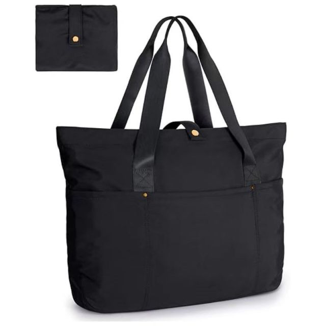 Foldable Tote Bag With Zipper