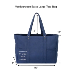 Large Canvas Tote Bag for Women