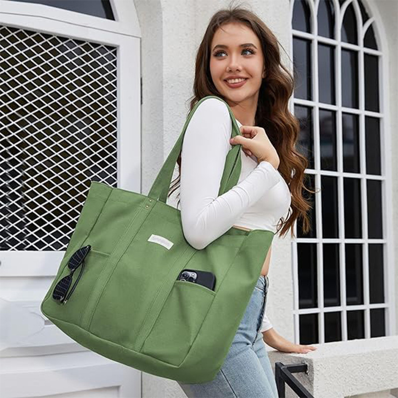 Large Canvas Tote Bag for Women