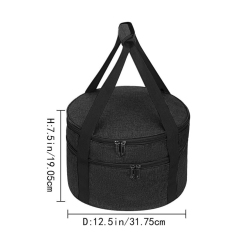 Lunch Cooler Bag Pie Pizza Carrier