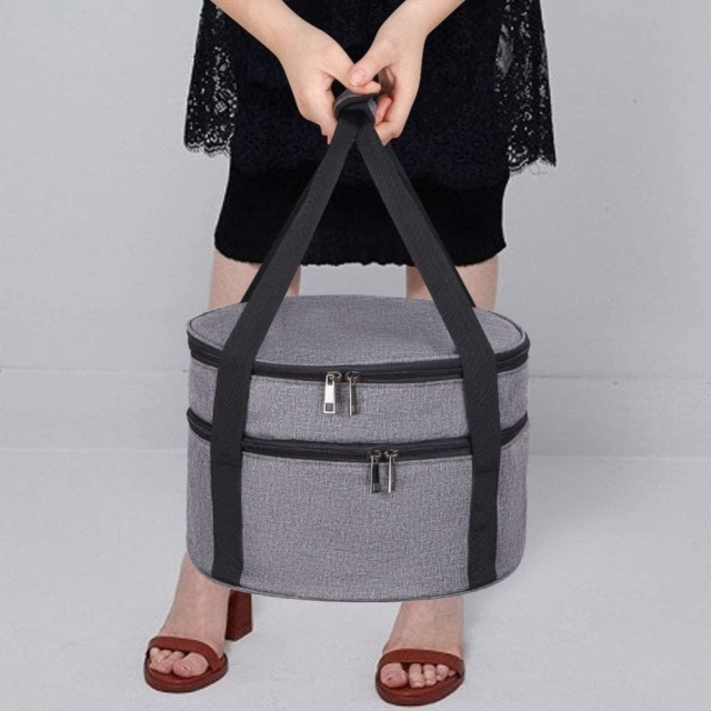 Lunch Cooler Bag Pie Pizza Carrier