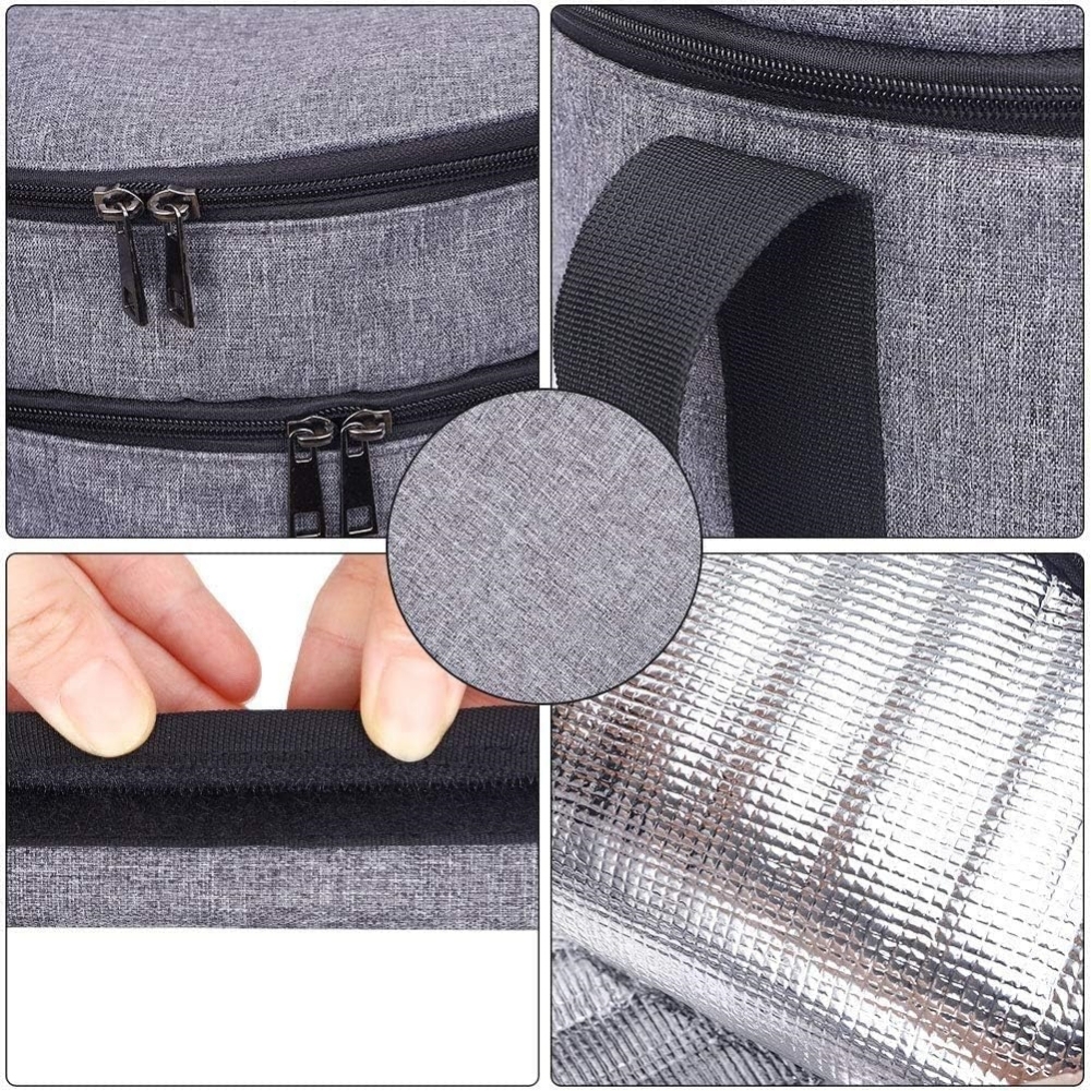 Lunch Cooler Bag Pie Pizza Carrier