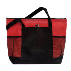 Polyester Zippered Tote Bag