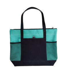 Polyester Zippered Tote Bag