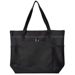 Polyester Zippered Tote Bag