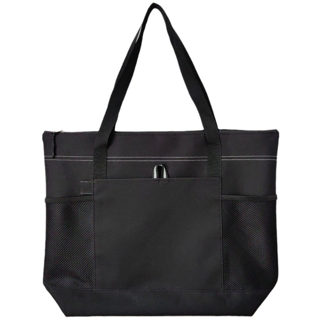 Polyester Zippered Tote Bag