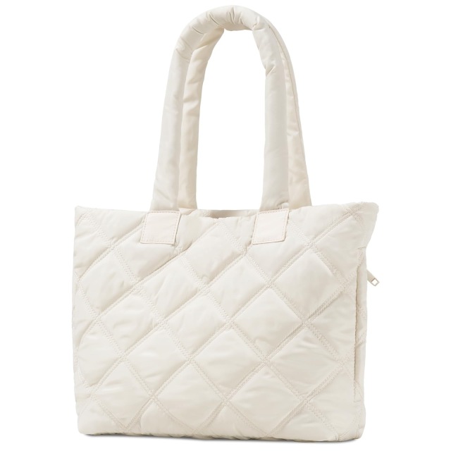 Quilted Zipper Tote Bag