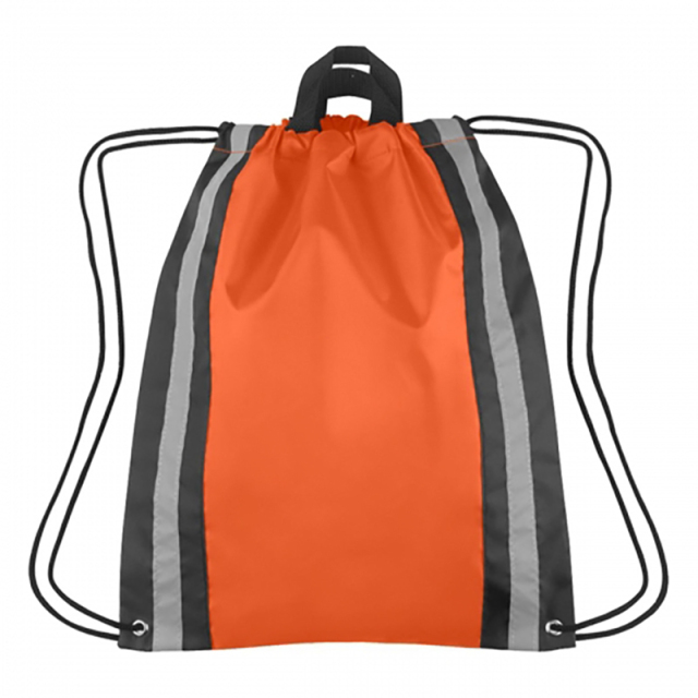 Reflective Hit Drawstring Backpack