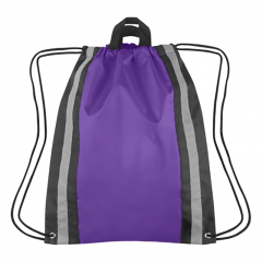Reflective Hit Drawstring Backpack