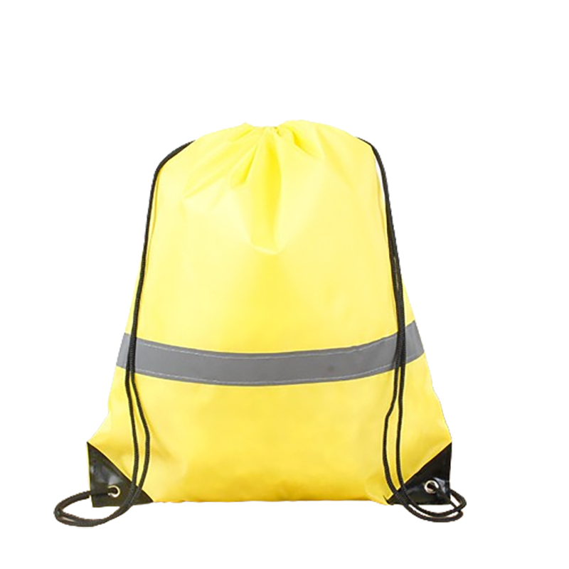Reflective Non-Woven Drawstring Bag