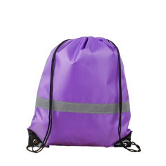 Reflective Non-Woven Drawstring Bag