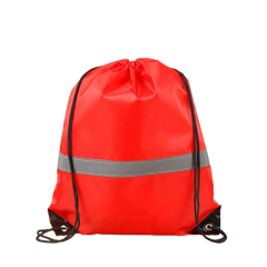 Reflective Non-Woven Drawstring Bag
