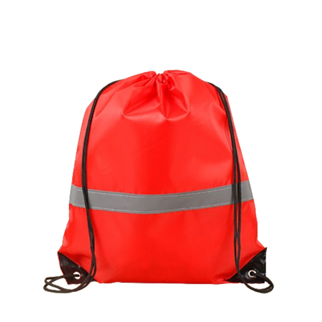 Reflective Non-Woven Drawstring Bag