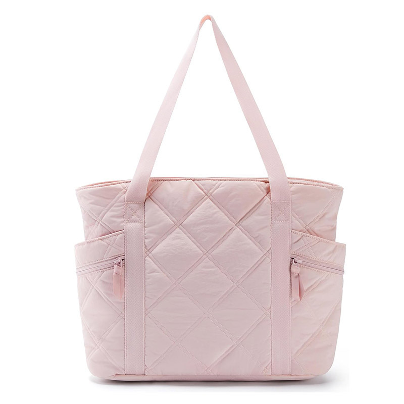 Travel Puffer Quilted Tote Bag