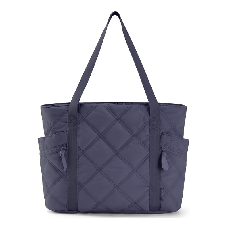 Travel Puffer Quilted Tote Bag