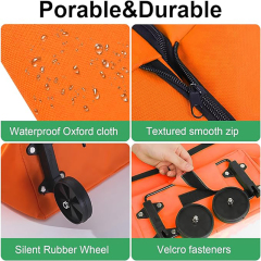 Wheeled Folding Grocery Bag Shopping Cart