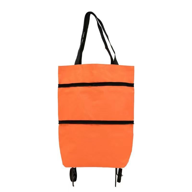 Wheeled Folding Grocery Bag Shopping Cart