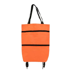 Wheeled Folding Grocery Bag Shopping Cart