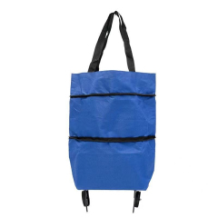 Wheeled Folding Grocery Bag Shopping Cart
