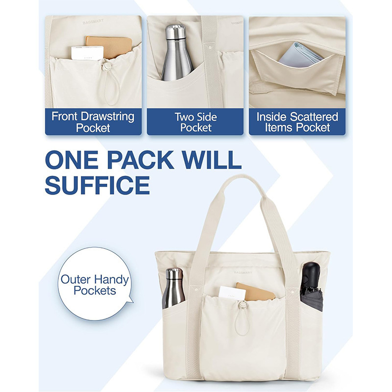 Women Tote Shoulder Bag with Laptop Compartment