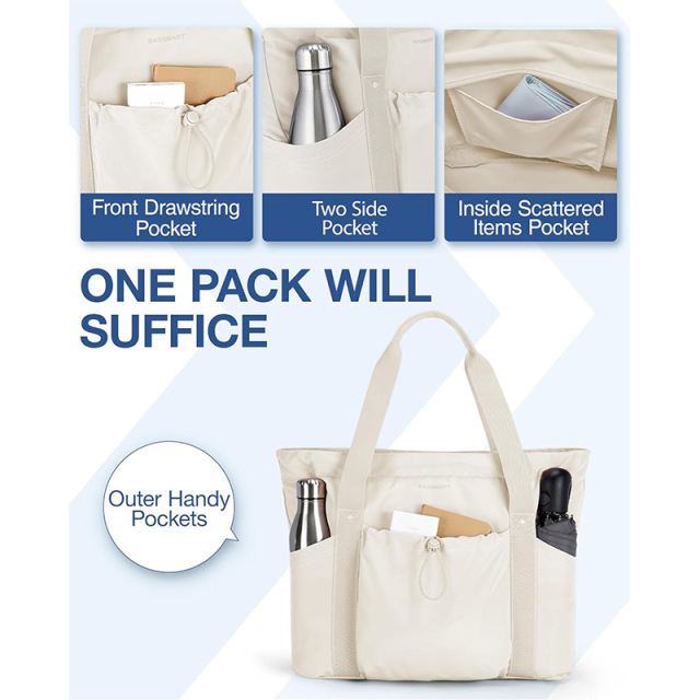 Women Tote Shoulder Bag with Laptop Compartment