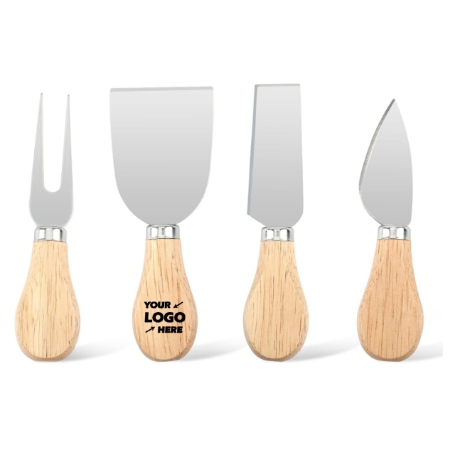 4 PCS Cheese Knives Set