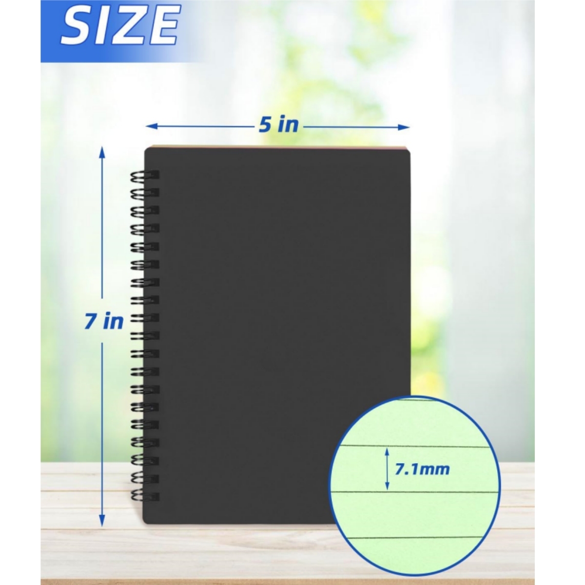 B6 Colored Paper Spiral Notebook