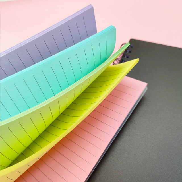 B6 Colored Paper Spiral Notebook