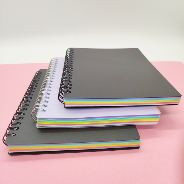 B6 Colored Paper Spiral Notebook