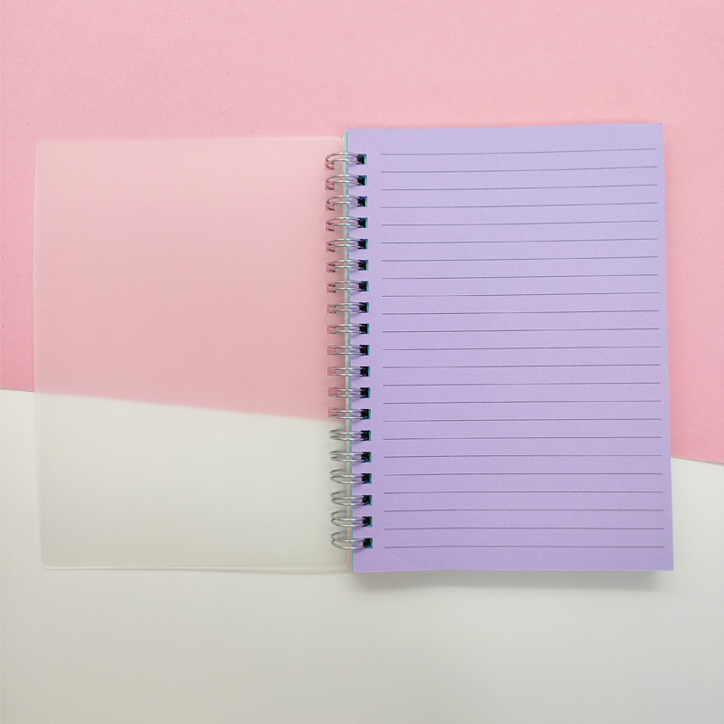 B6 Colored Paper Spiral Notebook