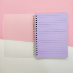 B6 Colored Paper Spiral Notebook
