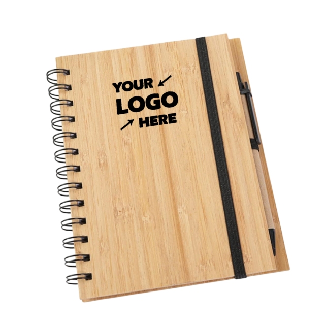Environmentally Friendly Bamboo Material Coil Notebook