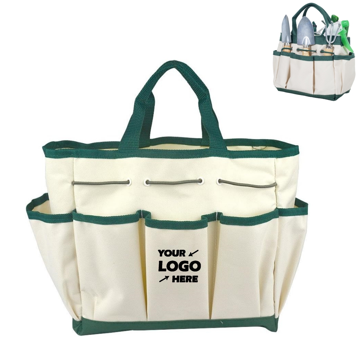 Multifunction Garden Tools Storage Bag with Pockets