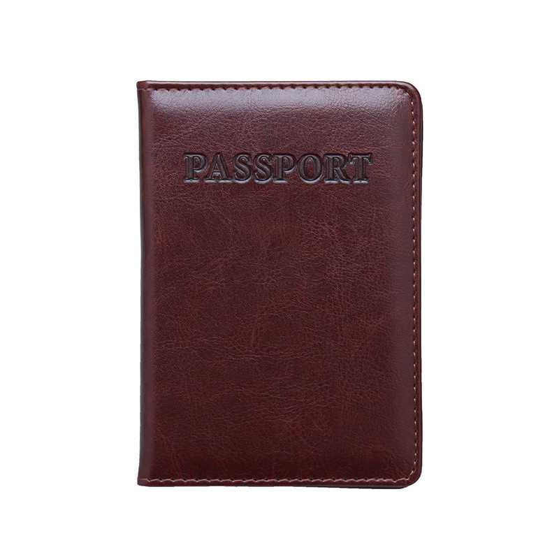 Waterproof PU Leather Passport Cover
